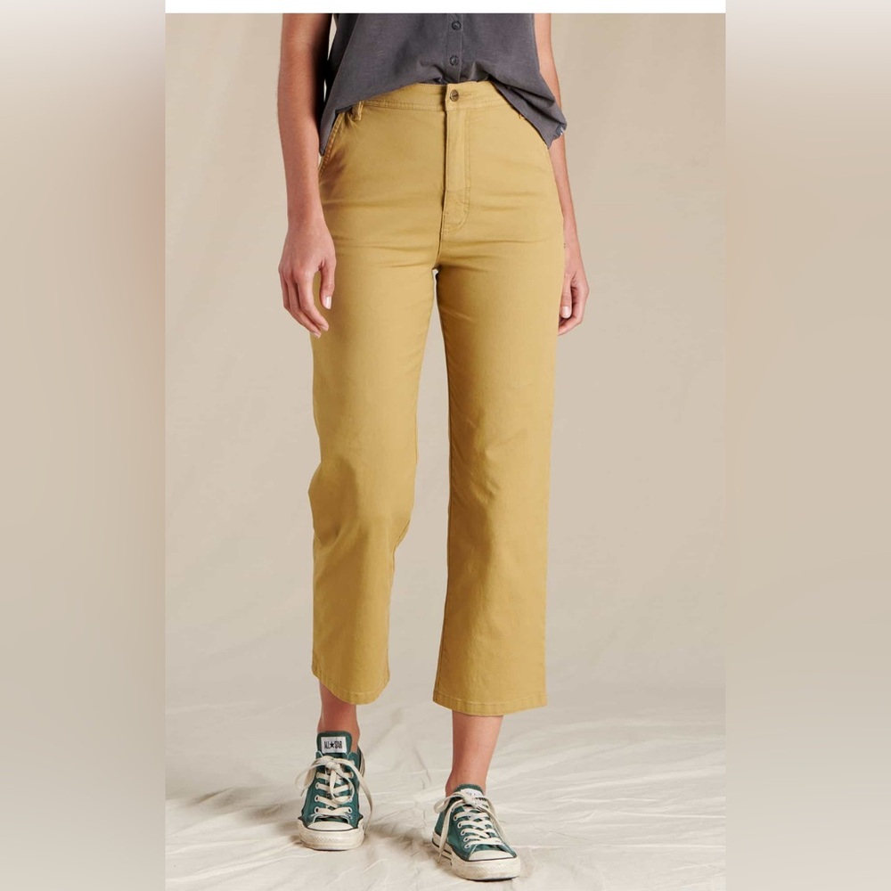 Toad & Co Earthworks Wide Leg Pants, sz 4